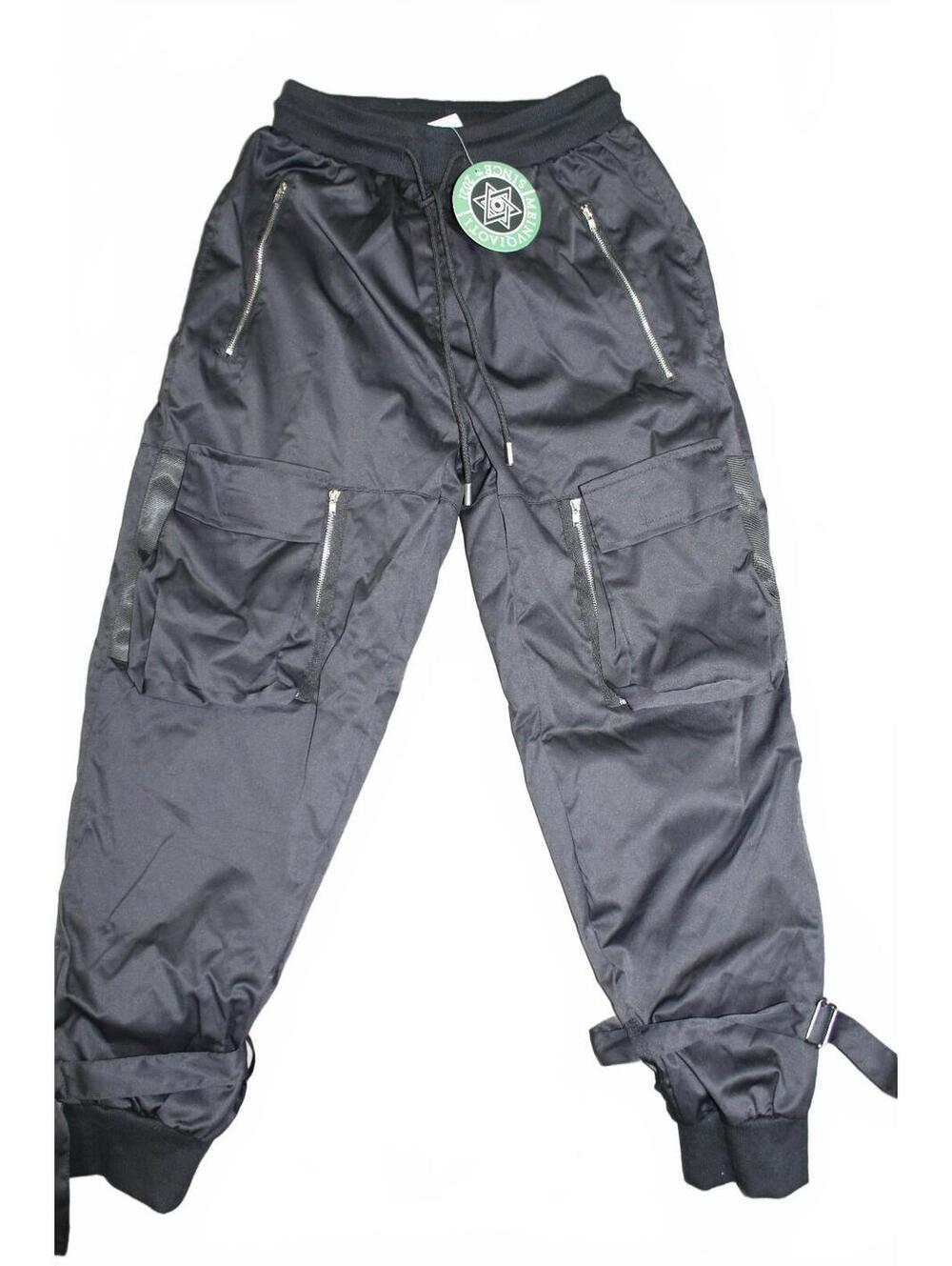 MEINVQIAOTI Black Cargo Pants XS Stylish Comfort